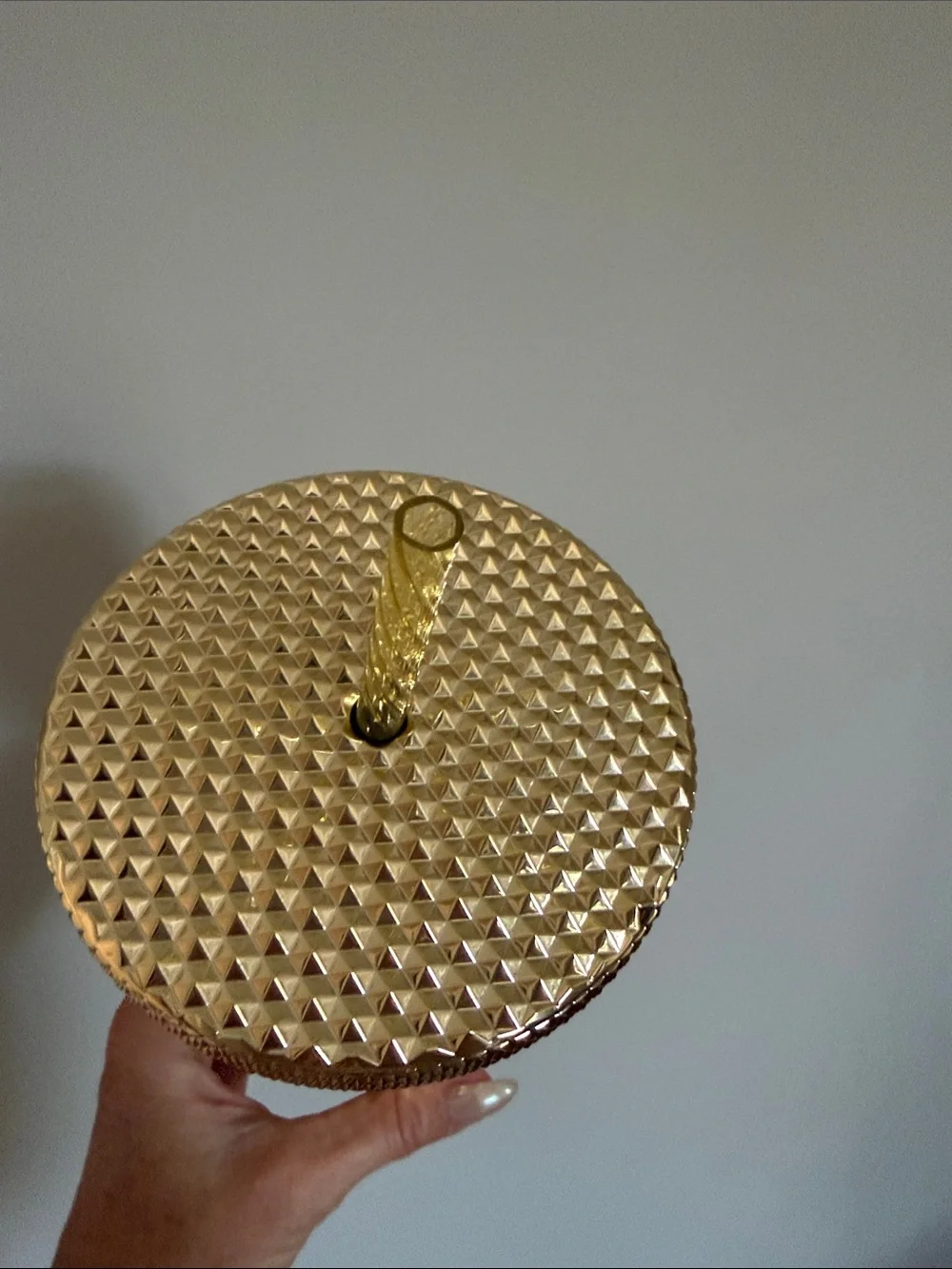 Starbucks Gold Studded Tumbler with Textured Logo